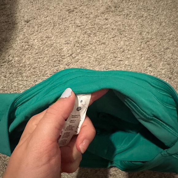 Lululemon Pace rival Skort Long in Maldives Green - Picture 2 of 3